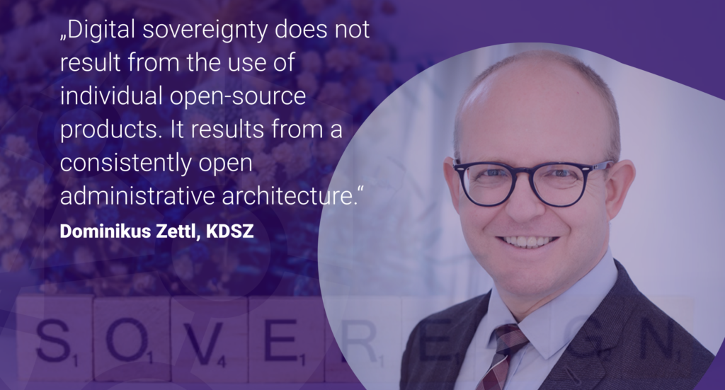 Digital sovereignty and data protection at KDSZ